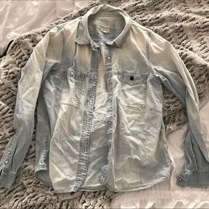 Madewell chambray denim shirt